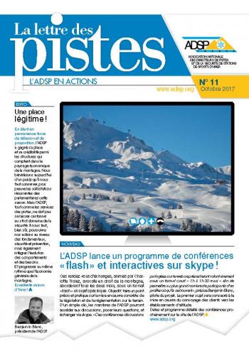 La Lettres des Pistes N°11 est sortie - A télécharger ici